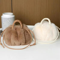 Cute Pumpkin Bag 2025 Autumn And Winter New Fashion Cloud Crossbody Bag Niche Design Sweet Girl Handbag