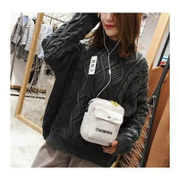 Women Crossbody Bags New Canvas Shoulder Bag Female Small Bag Fashion Students Simple Single Shoulder Fashion Phone Bags