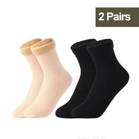 1/2/3/5/10Pairs Thermal Socks Women Winter Warm Thicken Fleece Short Socks Cashmere Wool Socks Snow Velvet Boots Home Floor Wear