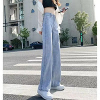 2024 new women's denim women's jeans miscellaneous straight pants are comfortable, exquisite and slim