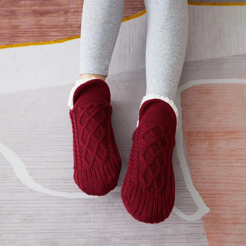 Fall and Winter Floor Socks Home Warm Women Men Socks Snow Socks Sleep Carpet Socks Slippers Socks Men Non-slip Yoga Socks 2024