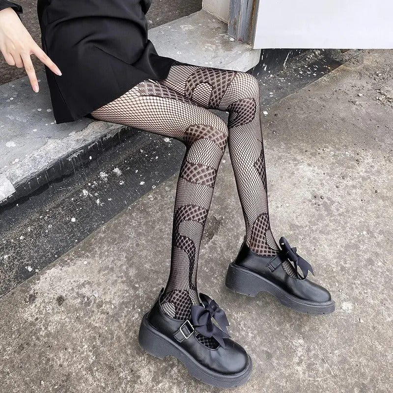 Fashionable Sexy Snake Shaped Fishing Net Socks Punk Style Halloween Pantyhose Horror Snake Shaped Pantyhose