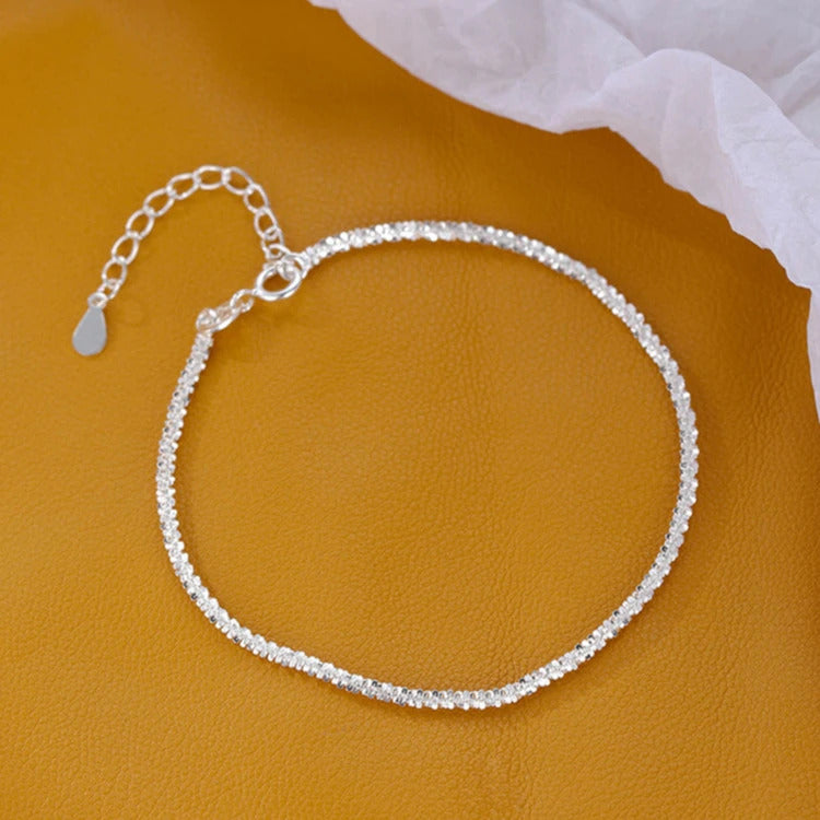 925 Sterling Silver 3MM Snake Chain Bracelets For Women Men Simple Hip Hop Punk Charm Bracelet Fashion Party Wedding Jewelry