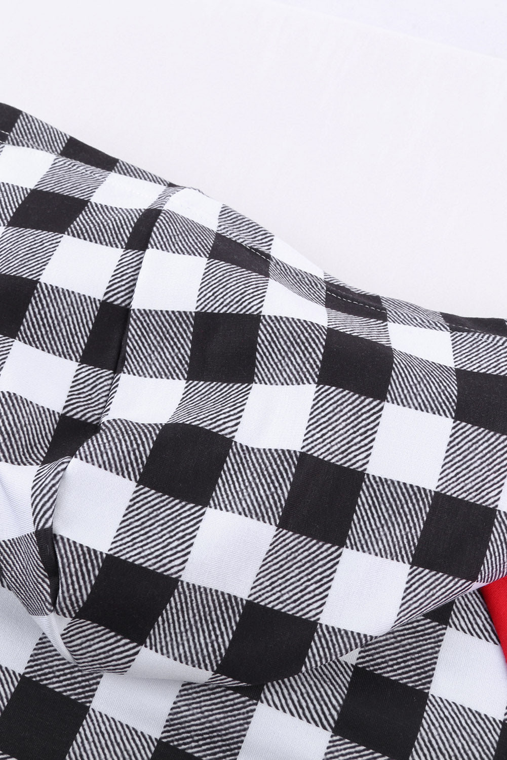 Christmas Tree Plaid Pattern Asymmetric Zip Hoodie