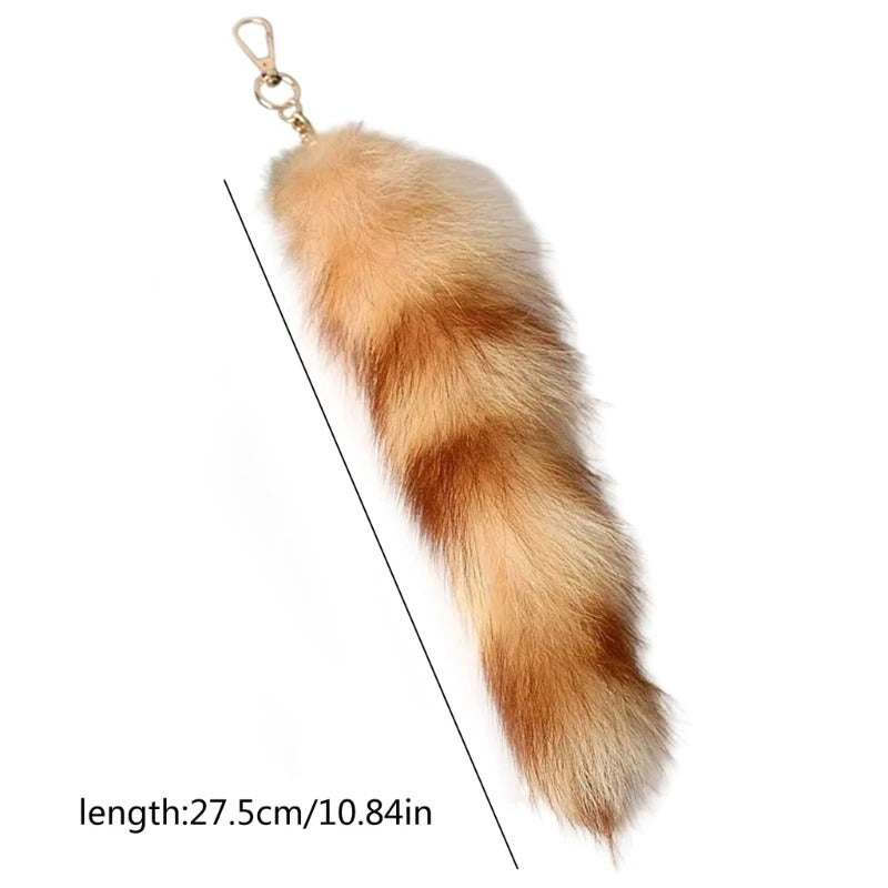 for Key Ring Raccoon Coat Tails Chain Keychain Keyring Gift New Tails Key Ring Chain Creative Rings for Men