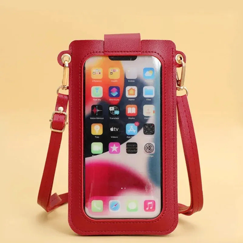 Women Bags Soft Leather Wallets Touch Screen Cell Phone Purse Crossbody Shoulder Strap Handbag for Female Cheap Women's Bags