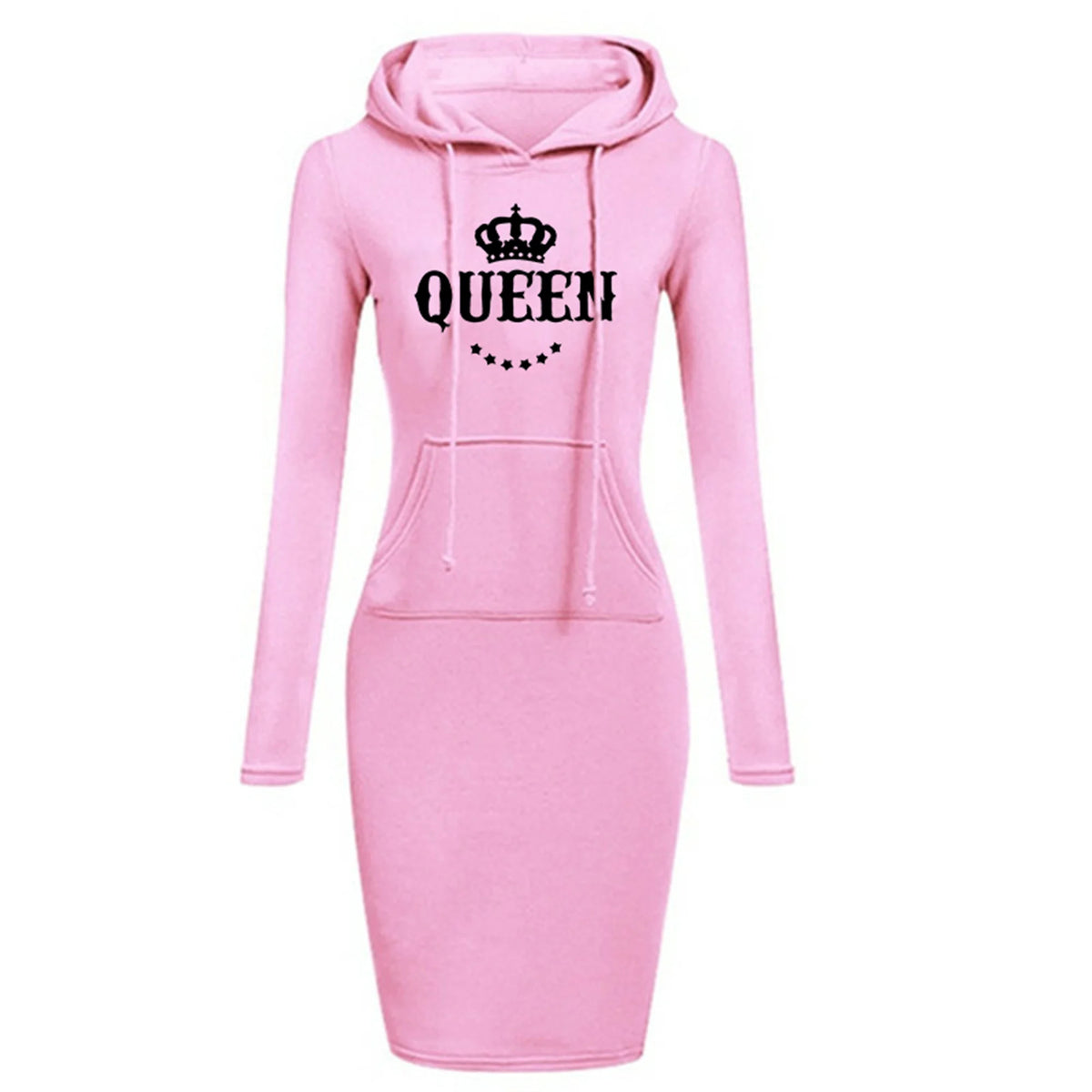 Women's Slim Hoodie Dress Dress Casual Knee Skirt Hoodie High Quality Hooded Sweatshirt Casual Women's Queen Hoodie Skirt