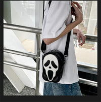 1pcs PU Leather Gothic Devil Halloween Unisex Personality Bags