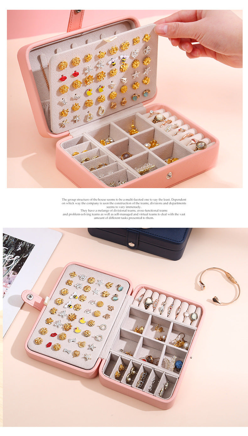 Leather Jewelry Box Organizer Jewelry Display Jewelry Boxes and Packaging Ring Box Suitable for Earrings and Rings