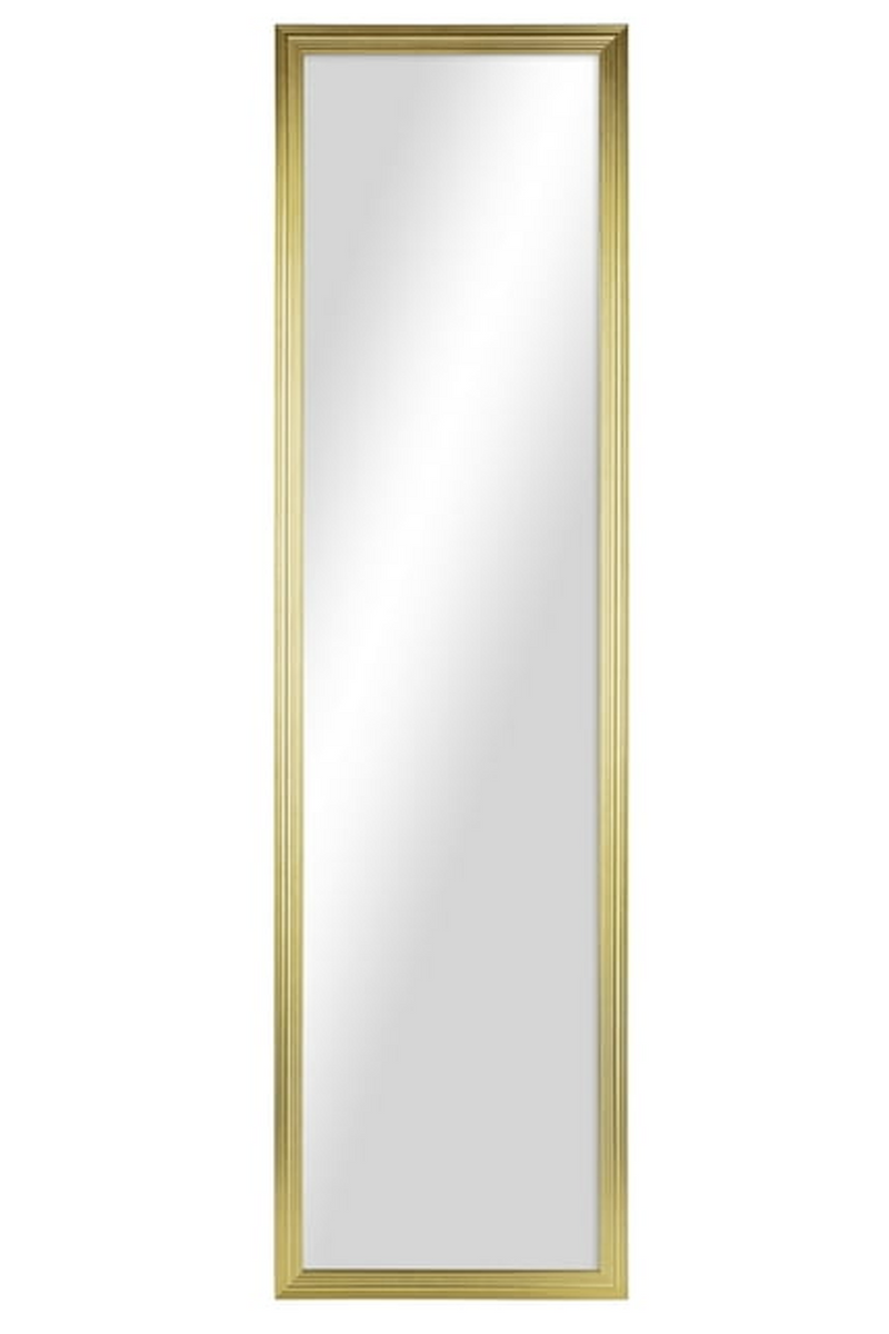 [Shipping from US] Mirror Full Length with 13x49 Black Frame - Versatile Hanging Options, Pre-Drilled for Easy Installation