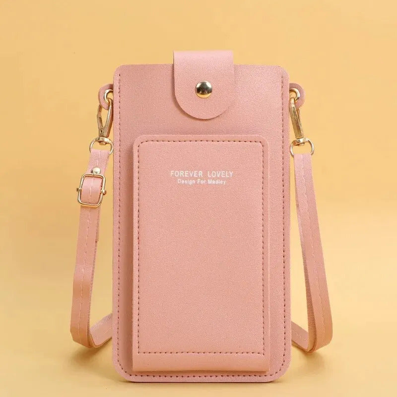 Women Bags Soft Leather Wallets Touch Screen Cell Phone Purse Crossbody Shoulder Strap Handbag for Female Cheap Women's Bags