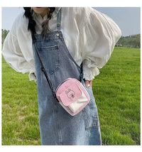 Cute Canvas One Shoulder Womens Bag Little Rabbit Korean Version Fashion Crossbody Bag Female Student Cotton Womens Handbag