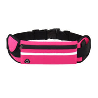 Outdoor Sports Waterproof Reflective Strip Waist Bag Mobile Phone Cycling Fitness Running Waist Bag Adjustable Elastic Strap