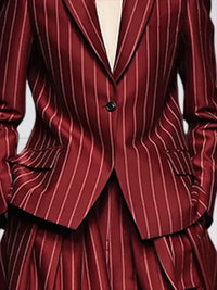 Beautyblue Blazer Set Women Notched Collar Outerwear Striped Trousers New Vintage Loose Wide Leg Long Sleeves Suit Costume Femme