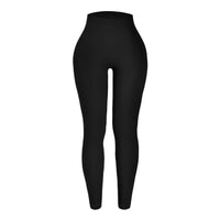 Thread Solid Leggings Women Seamless Knit Yoga Pants High Waist Hip Liftting Tights Fashion Slim Workout Running Sports Leggings