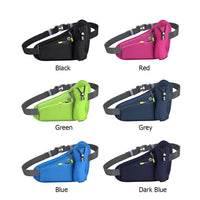 Running Waist Bags Water Bottle Holder Hydration Belt Bag Men Women Sports Fanny Pack Gym Running Cell Phone Jogging Cycling Bag