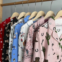 100% Cotton Pajamas for Women Loose Cartoon Long Sleeve Pants Loungewear Women 2 Piece Set Pj Women Outfit Sleepwear Set Pijamas