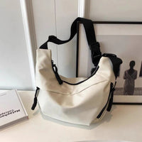 Nylon Hobos Crossbody Bags Solid Casual Zipper Women's Bags 2024 Fashion High Capacity Solid Color Single Shoulder Totes Bag