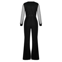 Womens Strapless Jumpsuit Casual Fashion Women'S Solid Color Long Sleeved Pants Summer Woman Fluid Pants Korean Chiffon Jumpsuit