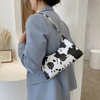 Summer New Shoulder Bags for Women High Quality Zebra Underarm Handbags PU Leather Leopard Armpit Purse Bag