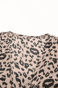 Leopard Print Duster Kimono