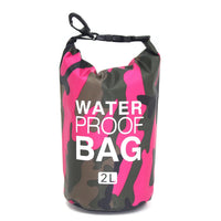 2/5/10/15/30L Outdoor Camouflage Waterproof Dry Bags Portable Rafting Diving Dry Bag Sack PVC Swimming Bags for River Trekking