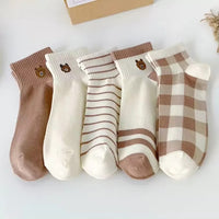 10pairs Womens Anti-Slip Cotton Socks ,Sweat Absorbing Anti-Slip Cotton Bottom Stretch Socks