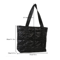 Stylish Single Shoulder Bag With Solid Color Zipper Closure