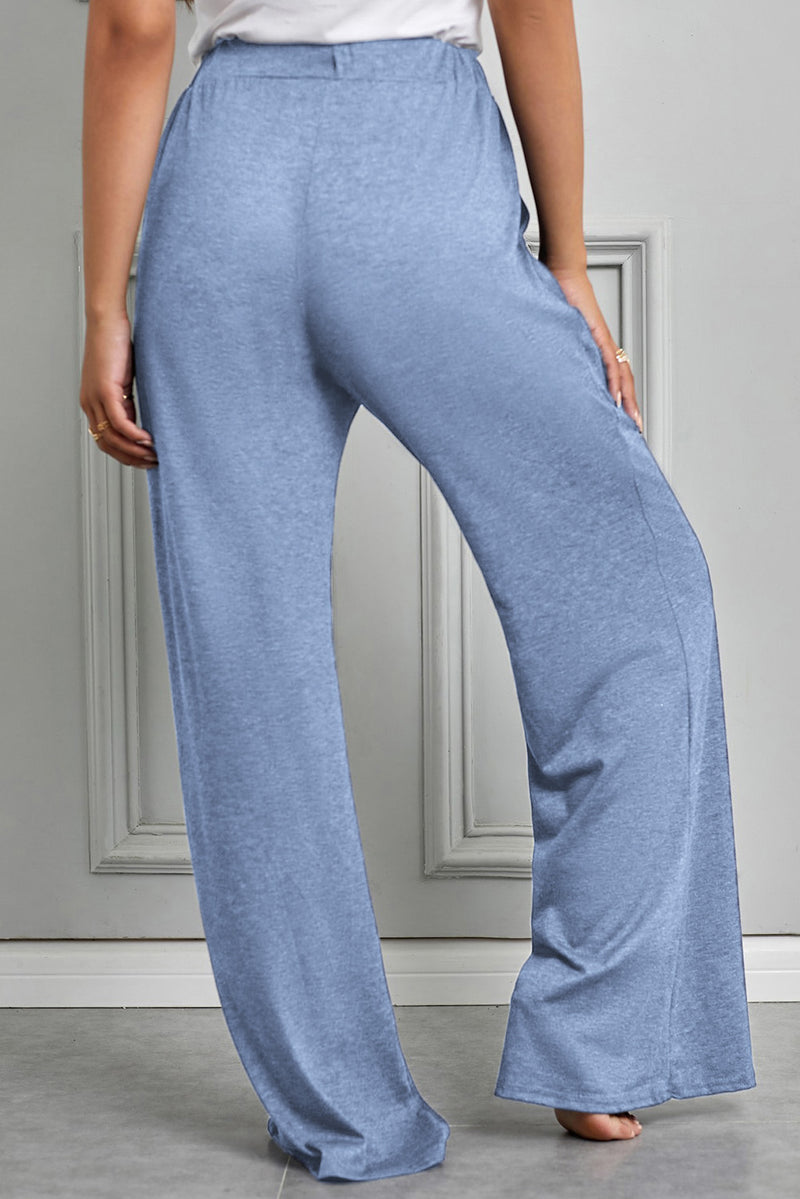 Blue Drawstring Lounge Pants