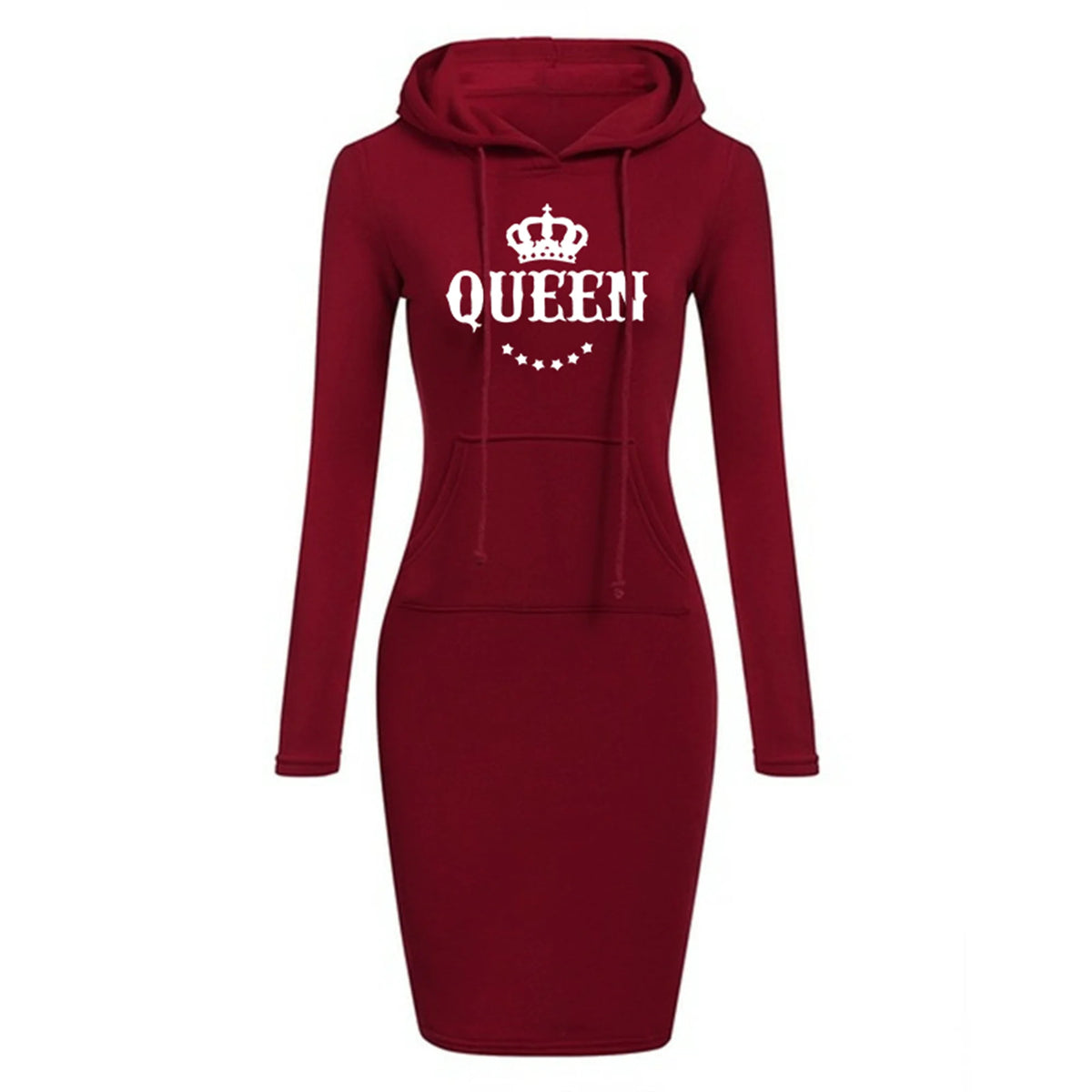 Women's Slim Hoodie Dress Dress Casual Knee Skirt Hoodie High Quality Hooded Sweatshirt Casual Women's Queen Hoodie Skirt