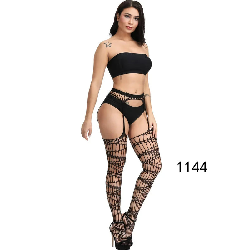 Comfort Lace Top Stockings Women's Sheer Thigh High Stockings Nylons Hosiery Black Red White Transparent Classic Silk Stockings