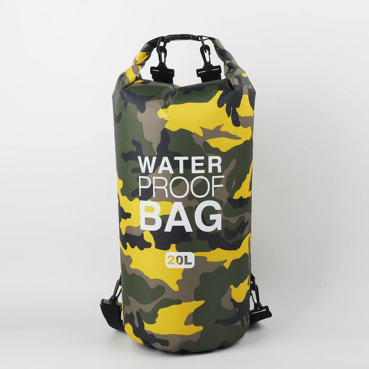 2/5/10/15/30L Outdoor Camouflage Waterproof Dry Bags Portable Rafting Diving Dry Bag Sack PVC Swimming Bags for River Trekking