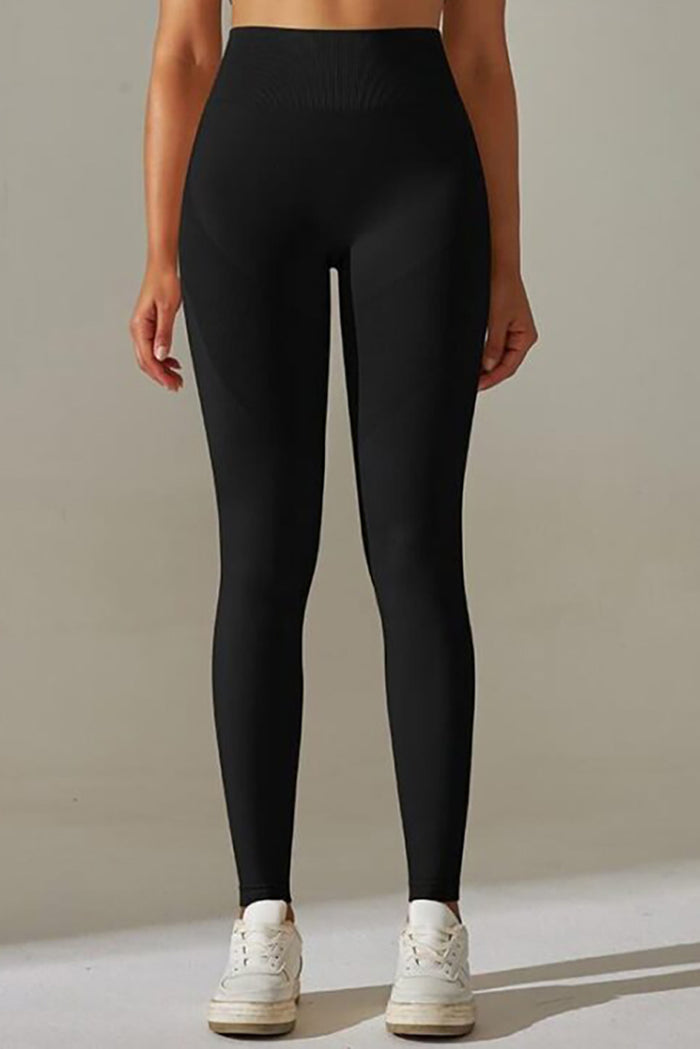 Black High Waist Butt Lifting Active Leggings