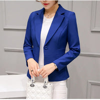 Women's Blazer 2022 Red Long Sleeve Blazers Pockets Jackets Coat Slim Office Lady Jacket Female Tops Suit Blazer Femme Jackets