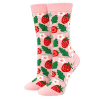 1 Pair Kawaii Women Socks Happy Funny Socks Fruit Harajuku Candy Colors Mid Socks Casual Crew Socks Women Size 35-42 Short Socks