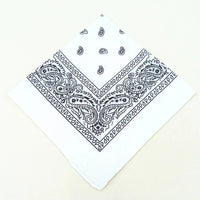 Unisex Men Women Bandana Hairband Cowboy Mens Biker Sports Headwear Wrist Hairwrap Single Sided Head Wrap Scarf Paisley