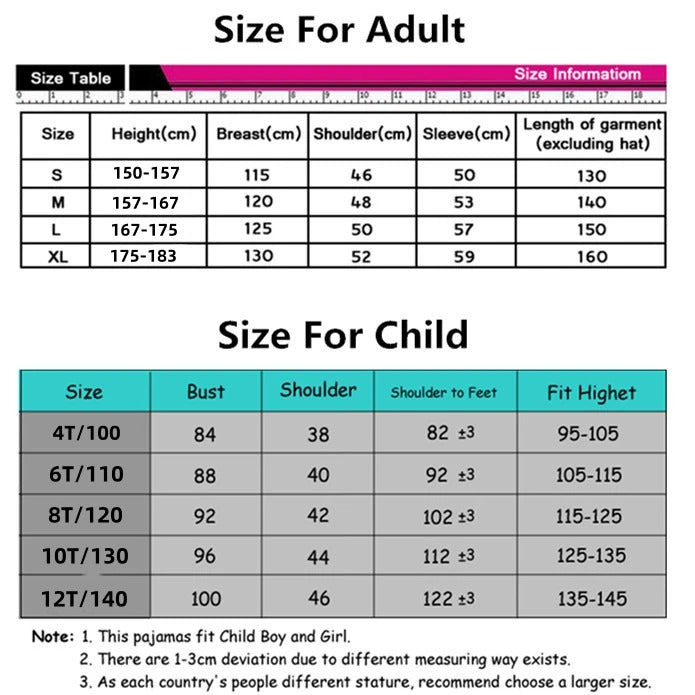 Kigurumi Unicorn Onesies Cartoon Pajamas For Adults Women Men Animal Pyjamas Homewear Halloween Christmas Cosplay Party Costume