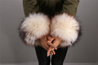 Imitation Raccoon Fox Hair Fluffy Hand Rings Fluffy Wrist Guards Women's Cuffs Imitation Rabbit Fur Bracelets Cuffs Wrist Covers