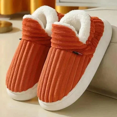 Customizable Women Snow Warm Plush Platform Sneakers Shoes slippers WNX405300