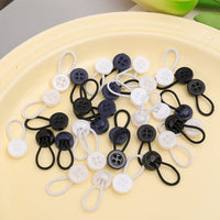 Collar Extenders Buttons for Jeans Pants Waist Stretch Shirt Suit Tie Neck Expanders Flexible Reusable Unisex Buckle Accessories