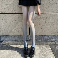 Simplejewel Pantyhose High Waist Slim Fit Footed Pantyhose, Women's Stockings & Hosiery Gradient Colours, Sexy and Stylish