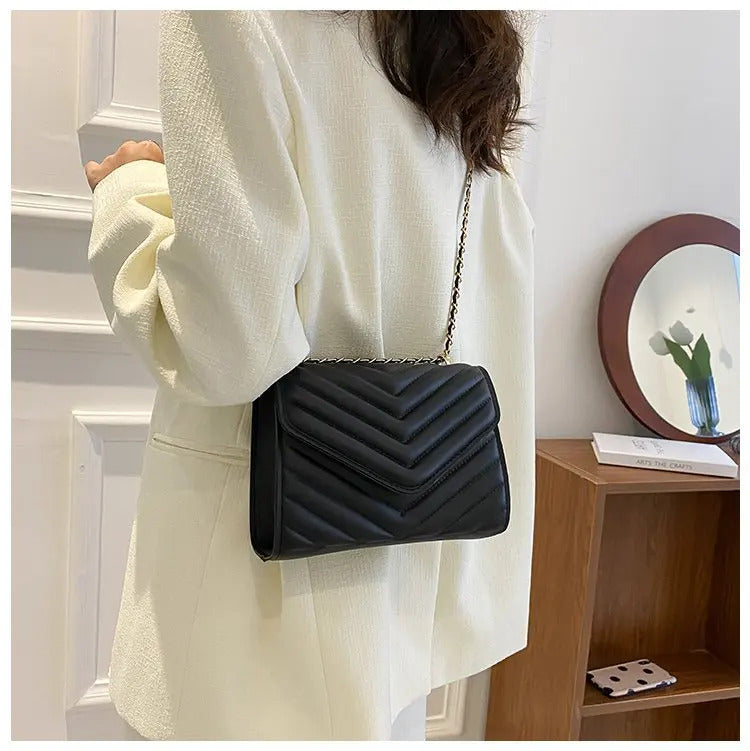 Single Shoulder Retro Fashionable Small Square Bag Crossbody Handbag