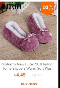 Mntrerm 2022 New Indoor Home Slippers Flannel Slippers Plush Home Slippers Couples Wooden Floor Slippers For Women Shoes woman