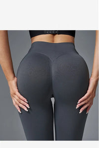 Peach Hip Tight High Waist Yoga Pants Hip Lifting Running Fitness Seamless Leggings Thick Sports Cycling Pants Quick Drying