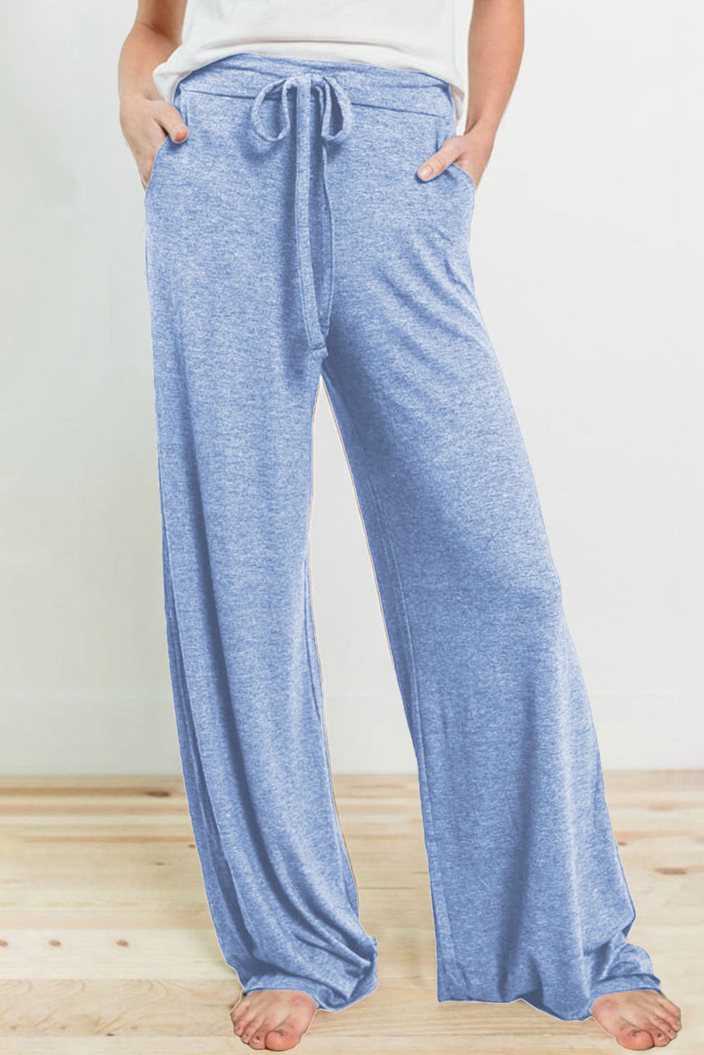 Blue Drawstring Lounge Pants