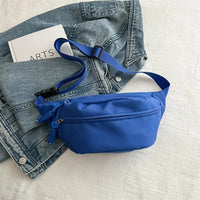 Half Moon Waist Bags Waterproof Oxford Cloth Running Belt Bags Large Capacity New Fashion Women's Chest Bag Crossbody Bag