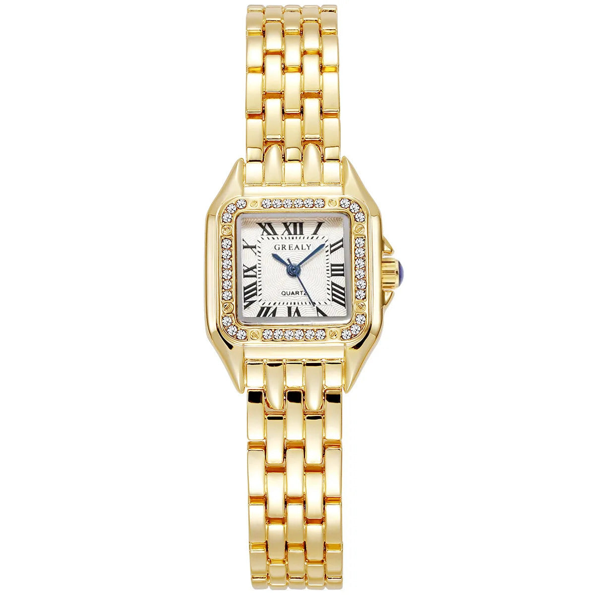 Women Watch Light Luxury Brand Business Gold Stainless Steel Ladies Fashion Quartz Watches Female Clock Bracelet Wristwatch