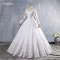 Customized ZJ9076 Ball Gown Spaghetti Straps White Ivory Tulle Pearls Bridal Dress For Wedding Dresses 2025 Marriage