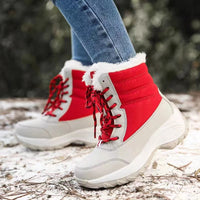 Women Boots Waterproof Heels Boots For Winter 2023 Tren Platform Ankle Boots Keep Warm Snow Shoes Plush Outdoor Short Boots