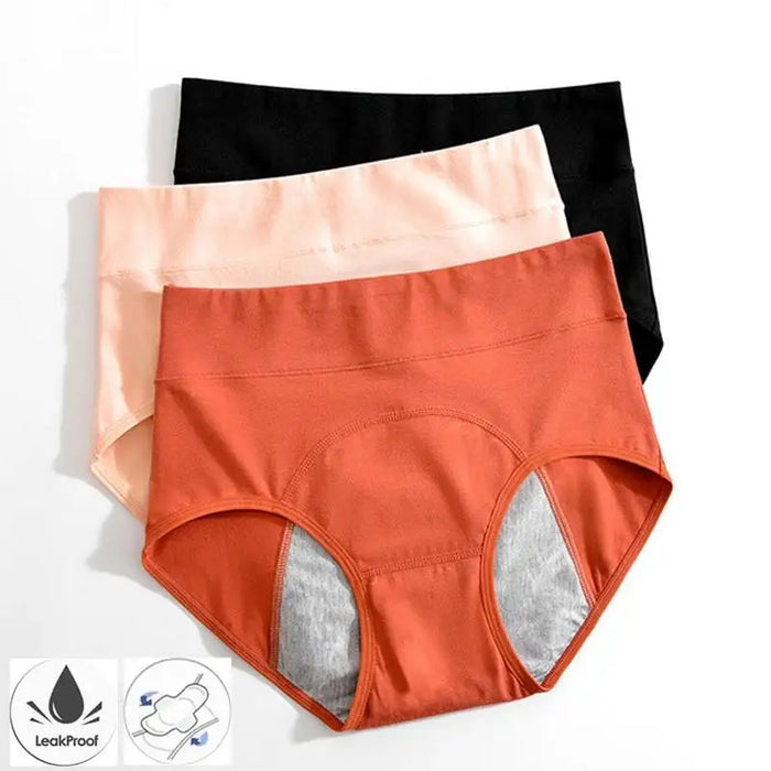 Panties for Menstruation Cotton Menstrual Panties High Waist Period Underwear Culotte Menstruelle Leak Proof Bragas Menstruales